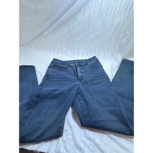 Express Conscious Edit Womens Skinny Jeans Medium Wash Blue High Rise Size 6R